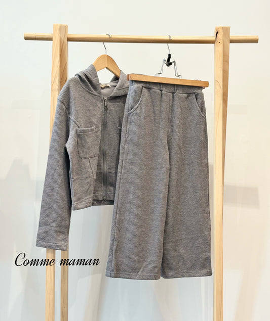 Ensemble Gilet et Jogging Gris